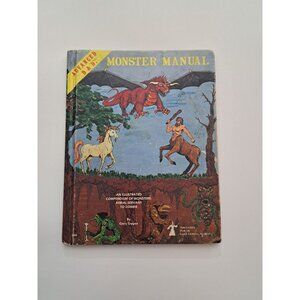 Advanced Dungeons and Dragons Monster Manual by Gary Gygax 4th Ed. (August 1979)